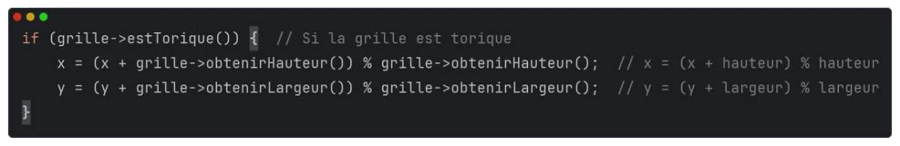 Modular Boundary Code Implementation