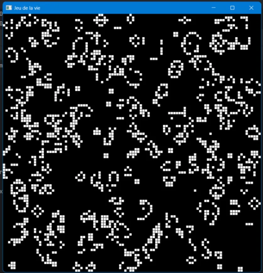 SFML GUI Display (Dense Grid Universe)