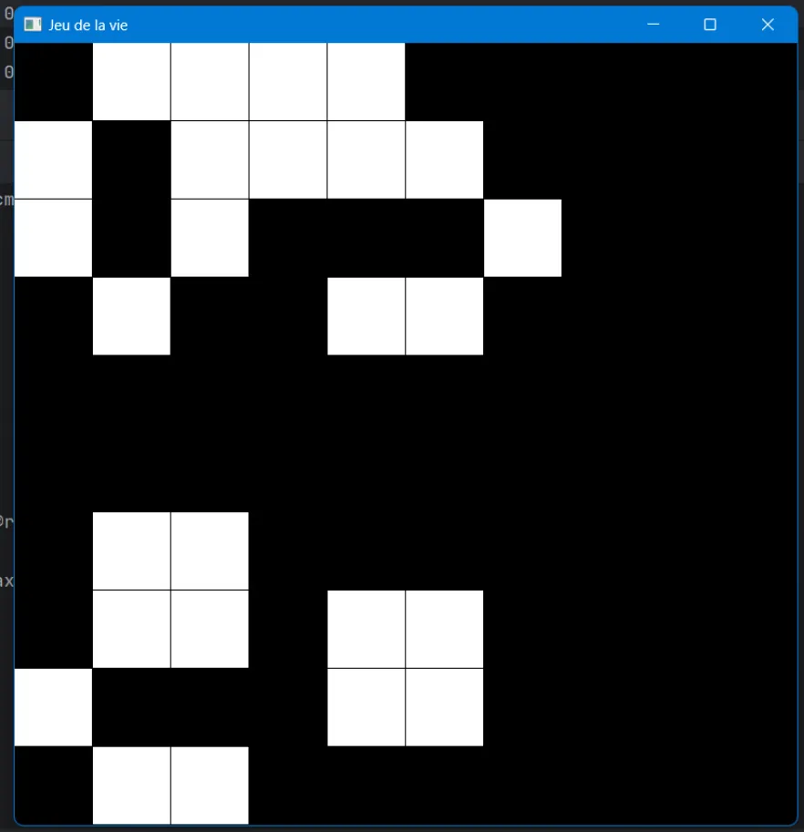 SFML GUI Display (Small Grid)
